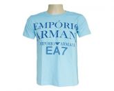 Camisa Empório Armani Azul Clara